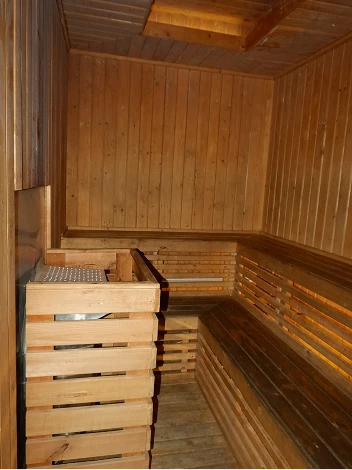 Ruang sauna kayu premium Osbond Gym